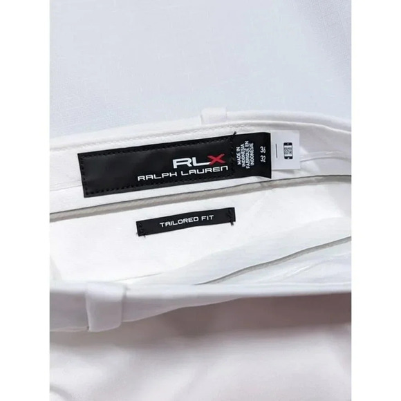 RLX Ralph Lauren Men's Tailored Fit Performance Twill Pants White Size 36 x 32 - Picture 6 of 8